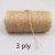 Import 2mm/100m DIY High quality factory brown 100% natural jute tie hemp rope from China