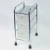 Import 3 Tier Metal Frame White Plastic Drawer Rolling Trolley from Taiwan