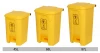 30l/50l /68l/87l yellow hospital clinic medical waste bin