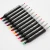 Import 36 color double tip Marker pen Watercolor brush Black barrel color marker pen hot sales highlighter from China