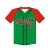Import 3D Baseball Shirt Men 2020 Splash Ink Print Men T Shirts Short Sleeve Baseball t shirt from China