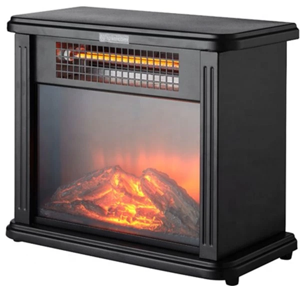 3D flame modern wood burning stove electric fireplace