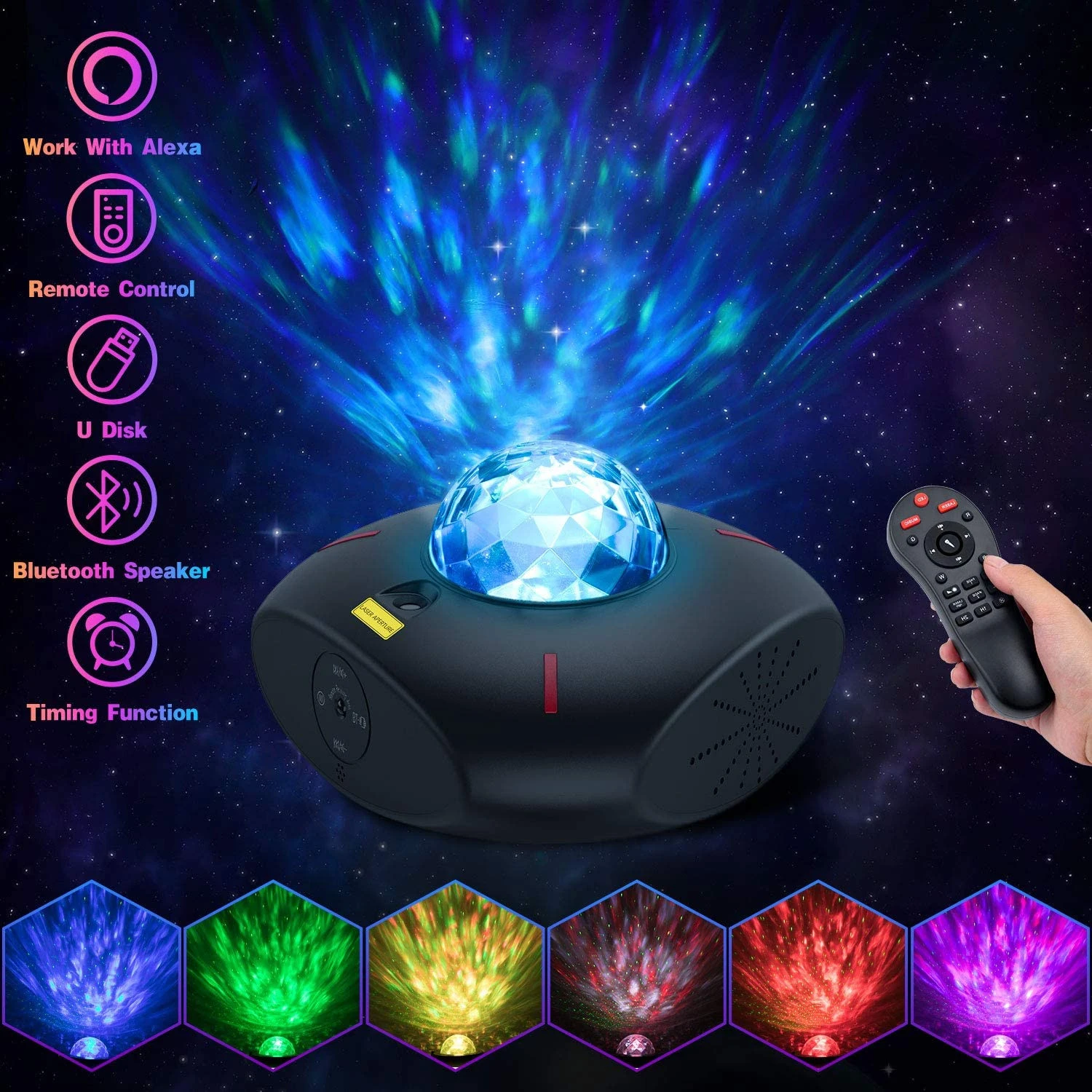 3D Night Light Led Projector Light Extreme Galaxy Projector Star Night Lamp ProjectorProjector Lamp Led Night Light Lamp