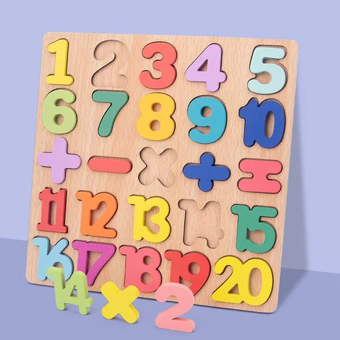 Buy 3d Wooden Alphabet Puzzle For Kids Early Educational Activity Board ...
