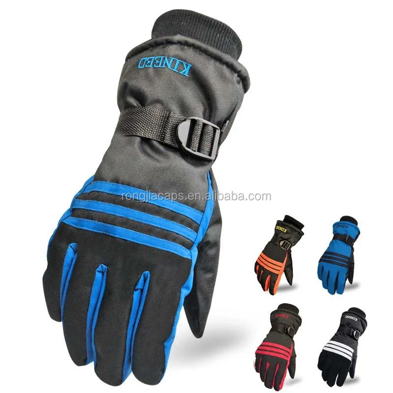 3M thinsulate strip driving windproof ski gloves