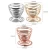 Import 3pcs Makeup Sponge Holder Powder Puff Sponge Rose Gold Gold Silver Support Display Stand from China