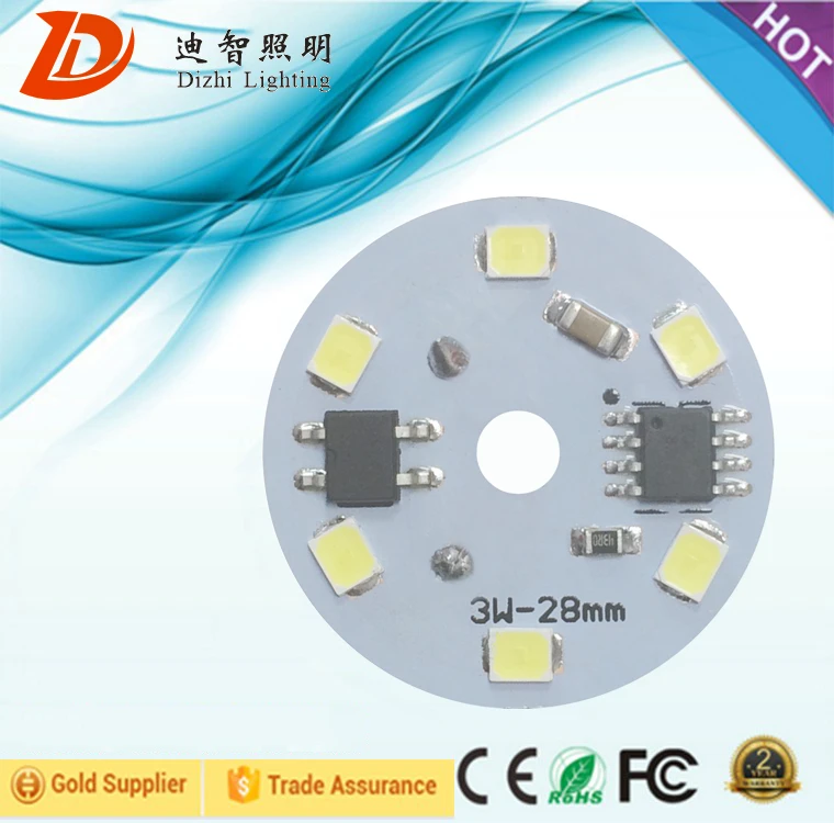 3w 28mm  smd 2835 with Aluminum  pcb without driver connect 220v dob led module
