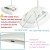 Import 3X 8X Illuminated Desk Table Led Magnifying Glass Lamp  flexible hose folding and detachable base LED Magnifier from China