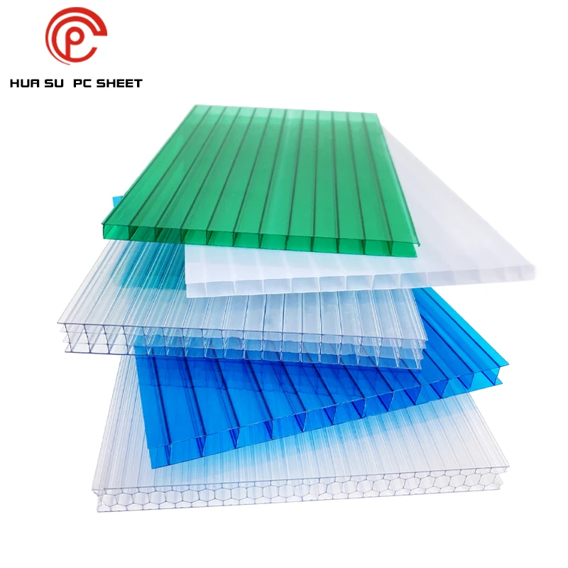 4-24mm Plastic Material Transparent Color Polycarbonate Panel Solid PC Hollow Polycarbonate Sheet
