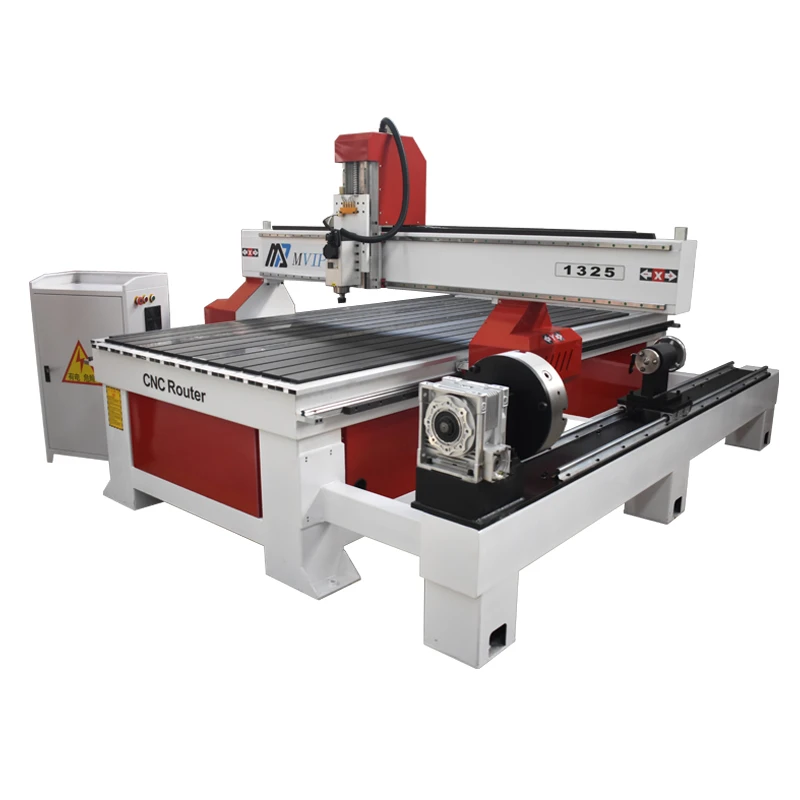 4 Axis cnc wood router 3d 1325 Heavy duty multifunction woodworking machine  for carpentry industry