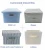 Import 4 Closet Shelf Fabric Boxes And Bins Organizer Foldable Non-Woven Storage Cube With Handle from China