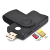 4 In 1 USB 2.0 SD TF SIM DOD Military USB Common Access CAC Smart Card Reader