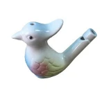 4 pieces Porcelain Bird Water Whistles, Real Bird Singing,Music Bath Toys