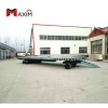 4 wheel 20ft 30ft 40ft yard container dolly lowbed drawbar full flatbed trailer