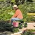 Import 4-wheel heavy-duty rolling work seat garden cart with tool tray from China