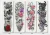 Import 40 designs full arm temporary tattoo stickers OEM China supply body tattoo paper temporary full sleeve tattoo stickers from China