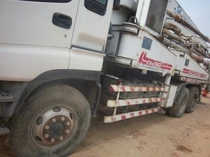 45m mobile truck-mounted concrete pump,concrete boom pumps