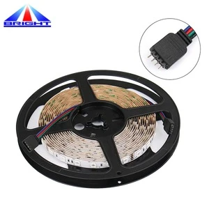 5 meters per roll 12v led strip kit 5050smd RGB strip light with IR controller and transformer