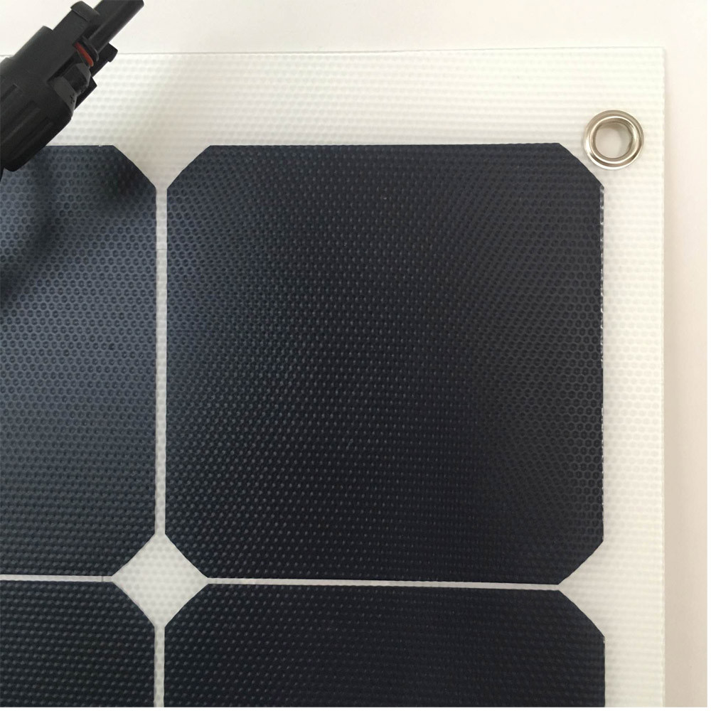 50 watts flexible solar panel with ETFE encapsulation longer service life