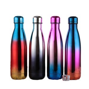 500ml 750ml 17oz travel portable custom logo thermos insulated vacuum sport stainless steel water bottle