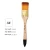 Import 5pcs Nylon Short Wood Handle Acrylic Gouache Oil Painting Brushes For Art Oil Painting from China