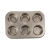 Import 6 cavity non stick muffin baking pan cupcake pan FDA approved for oven baking from China