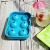 Import 6 Cells Silicone Ice Cube Trays round ball sphere Ice Cream Mould Tools from China