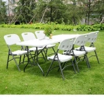 6 Feet Plastic Long table