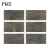 Import 600x1200 Full Body Rustic Rough Grey Cheap  Outdoor Porcelain black metal granite slabs antique metal roof wall tiles floor from China
