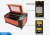 Import 60W 4060 laser engraving machine/mini laser cutter from China