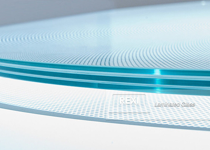 6.38mm-40.28 mm flat/curved Architectural Laminated Glass for residencial buildings
