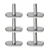 6pcs Outdoor Mini Water-Skiing Tool Stainless Steel Kayak Screws Canoe Boat Accessories Rails Bolts Easy Use Fishing Parts
