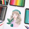 72pc High Standard Customizable, Color Pencil For Kids Artist Studio With Tin Box Color Pencil/