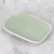 Import 7.5 Inch Two Tone Blue, White Color Glaze Rectangular Sushi Dessert Salad Side Service Plates, Dishes from China
