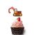Import 7Pcs Construction vehicle Baby Cupcake Topper Baby First Birthday Baby Shower Party Favors Gifts Gender Reveal Decor Supplies from China