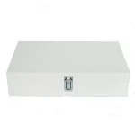 8 Grid Slot PVC Watch Display Box Case Product name and Light White Color watch case