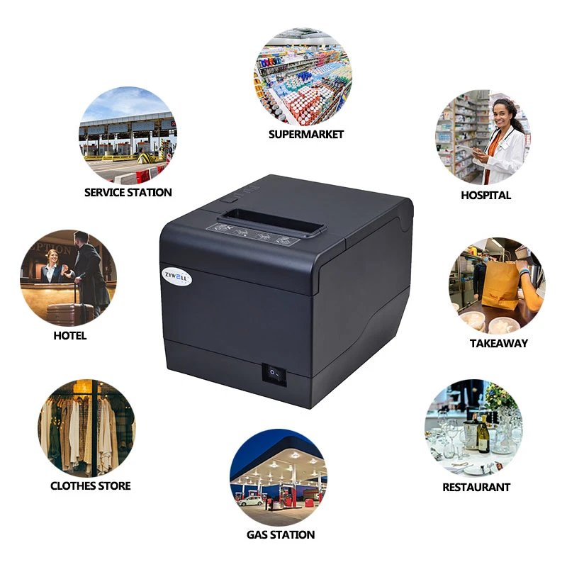 80mm Wireless Cloud Thermal  Receipt Ticket Pos Printer with Auto Cutter