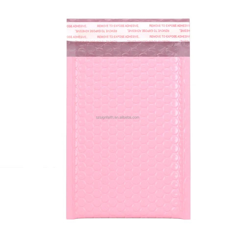 8.5x12Pink Bubble Mailers For Packing Small Business Padded Printed Mailing Shipping Envelope Packaging Bags Bubble Mailers
