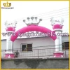 8M Crown Pink Wedding Inflatable Arch Door, Cheap Inflatable Entrance Arch For Sale