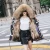 Import 9 Colorful Long Medium Real Racoon Parka with Fur,Raccoon Fur Lining Trimming Hooded Fur Parka for Women in Winter from China