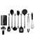 Import 9 Pieces Non-Stick Cooking Tools Stainless Steel Silicone Kitchen Utensil Set from China