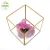 Import A very beautiful mid century Vintage Art Glass Candle Holder, Metal Candlestick, geometric glass lotus flower candle holder from China