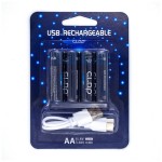 AA rechargeable batteries Li-on battery micro USB cells AAA led flashlight Li ion AA rechargeable lithium Ni-MH 600mAh