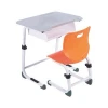 ABS plastic furniture school classroom student desk and chair set