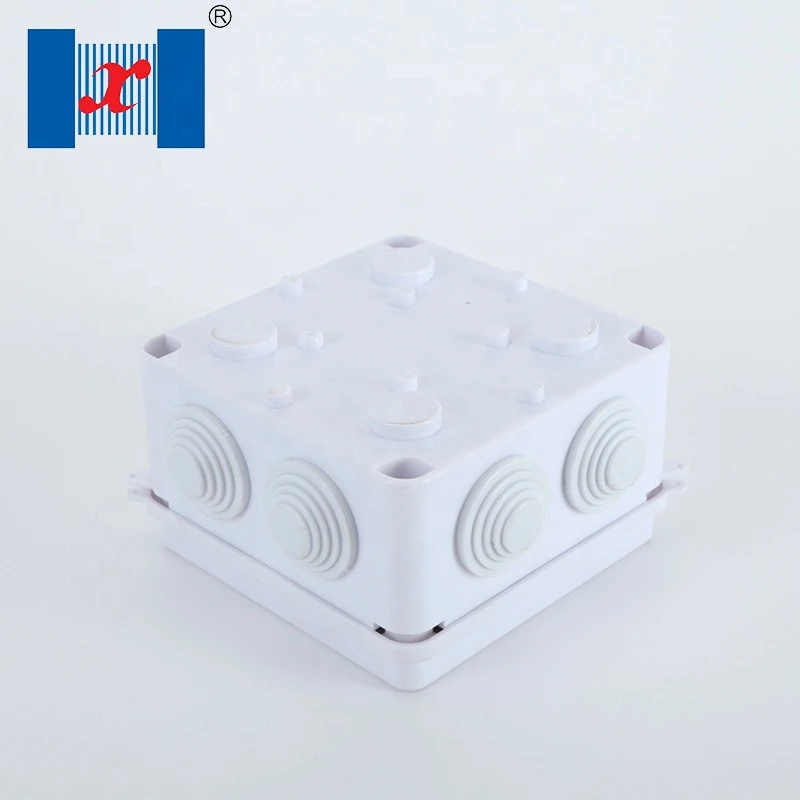 ABS PVC Plastic Electrical IP65 Waterproof Junction Box With Rubber Seal