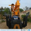 According to inquiry made hydraulic portable pole machine with Crane
