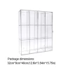 Acrylic floor display rack box, toy display case,Multi-layer multi-partition practical acrylic frame