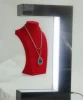 acrylic magnetic floating levitron jewerrly necklace display stands for advertising