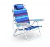 Adjustable 5 Position  Reclining Portable Aluminum Lightweight Folding Beach Chair