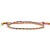 Import Adjustable cotton handmade weave inlay copper bead bohemian style colorful tassel braided bracelets from China